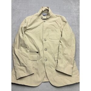 Eddie Bauer Travex Men's Size 40 Light Khaki Voyager II Travel Blazer Jacket